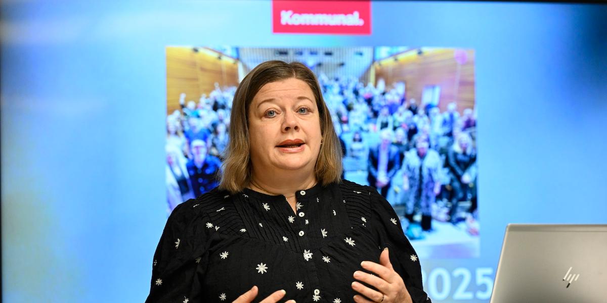 Kommunals ordförande Malin Ragnegård. Det blir ingen vårdstrejk eftersom Vårdföretagarna och Kommunal nu är överens