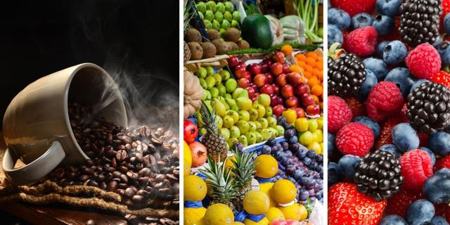 Kaffe, frukt och bär. Minskat pris på kaffe, frukt och bär bidrog till att matpriserna sjönk i juni, jämfört med maj.