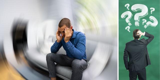 En man är är förvirrad och en man minns inte. Vem som helst kan drabbas av hjärndimma och glömma saker, här ger en psykiater tips om hur du kan åtgärda det.