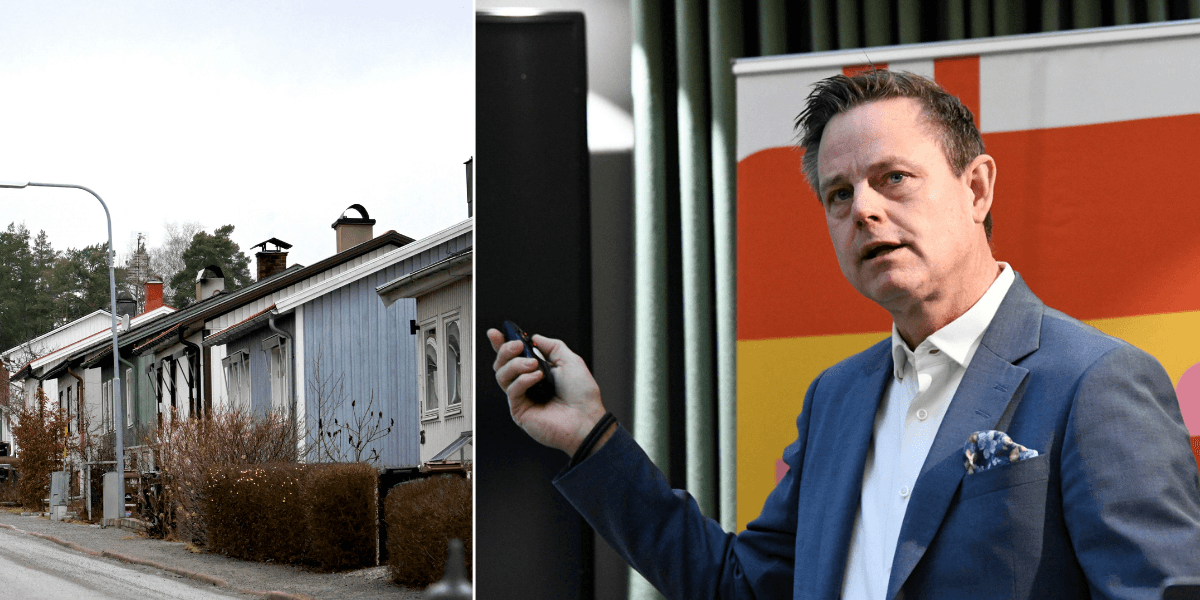 Villor och bolåneräntor till vänster och SBABs chefsekonom till höger.