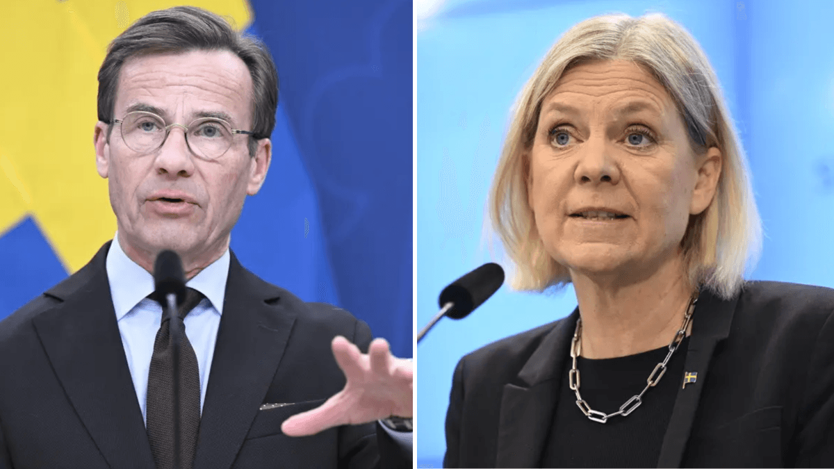 Ulf Kristersson (M) Magdalena Andersson (S)