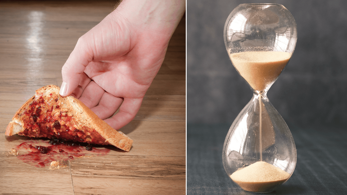 mat på golvet, femsekundersregeln