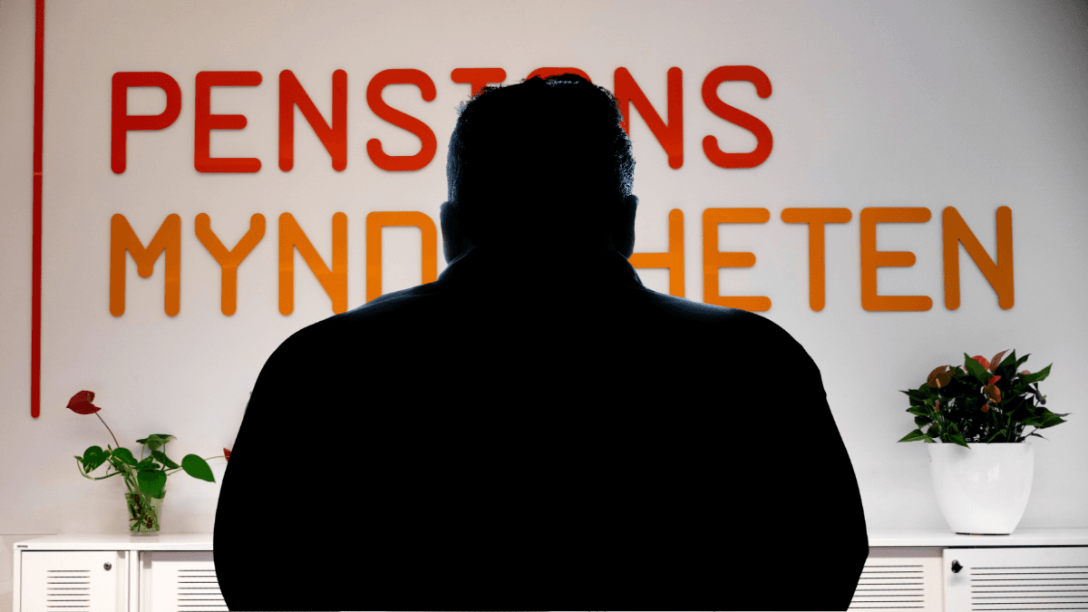 Pensionsmyndigheten med skugga av kriminell