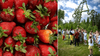 jordgubbar, midsommar