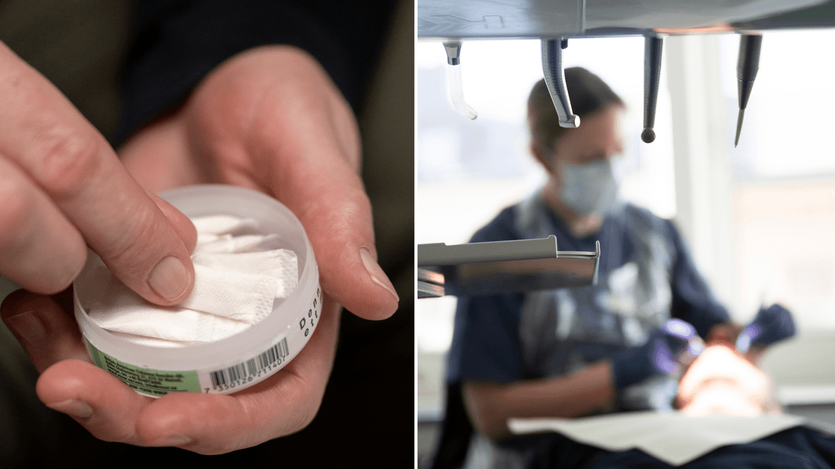 vitt snus, tandläkare