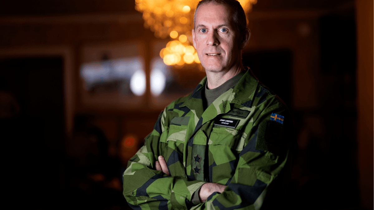 Arméchef Jonny Lindfors