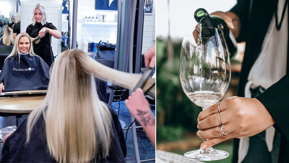 frisör, alkohol
