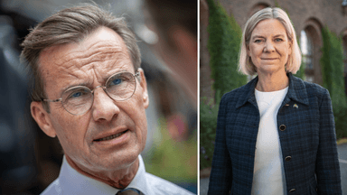 Ulf Kristersson och Magdalena Andersson