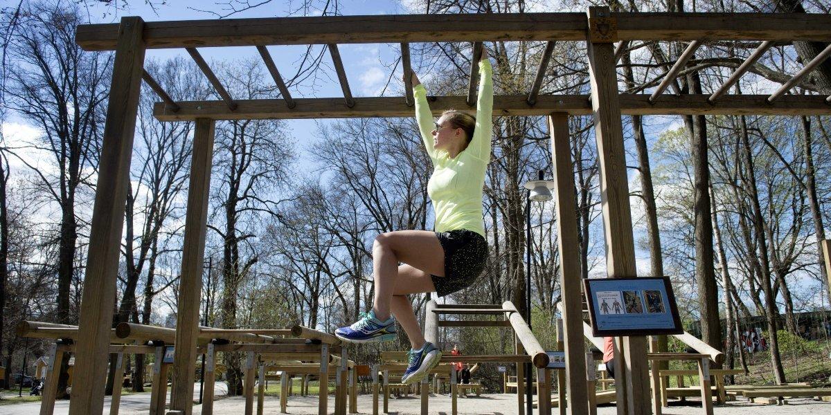 Så kan du träna på gym utomhus i vår