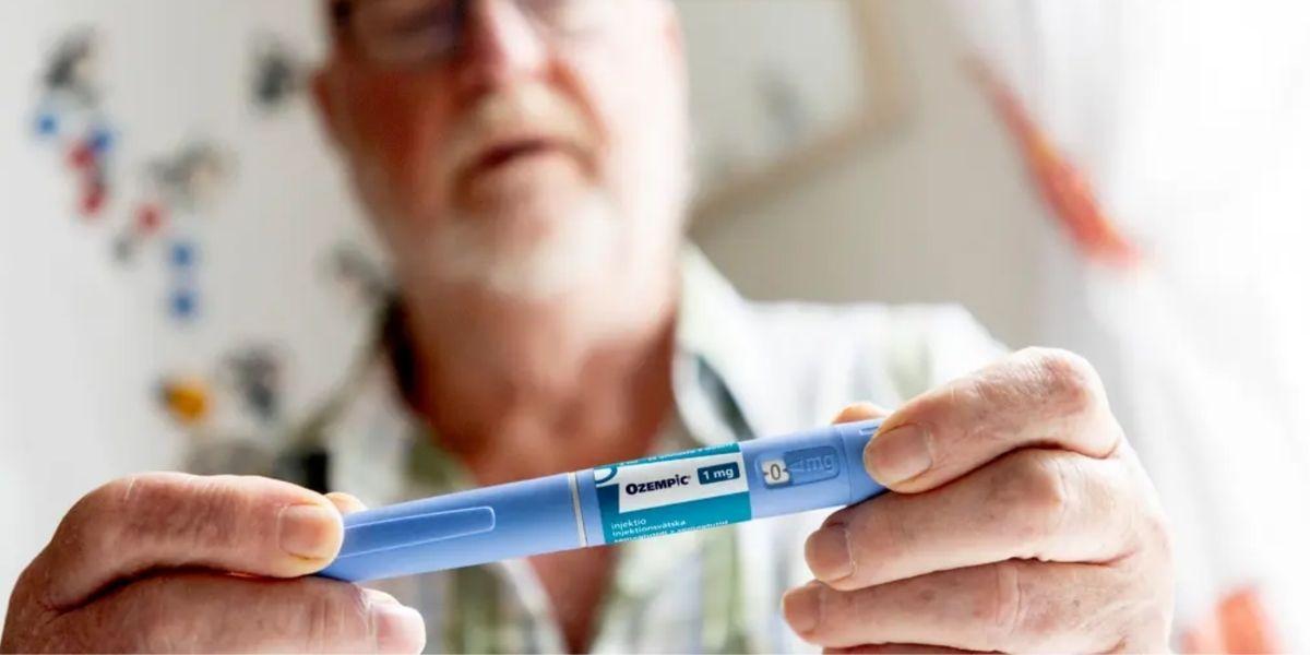 man med diabetesmedicin