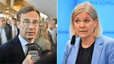 Ulf Kristersson och Magdalena Andersson