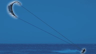 kitesurfing