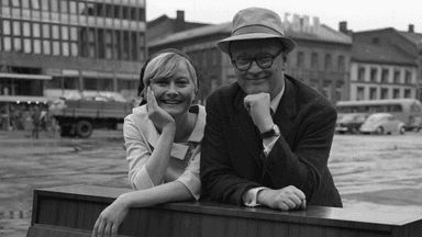 Povel Ramel och Monica Zetterlund